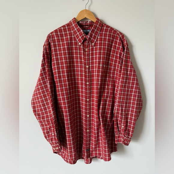 VINTAGE STRUCTURE FLANNEL MENS SIZE XL - Picture 1 of 6